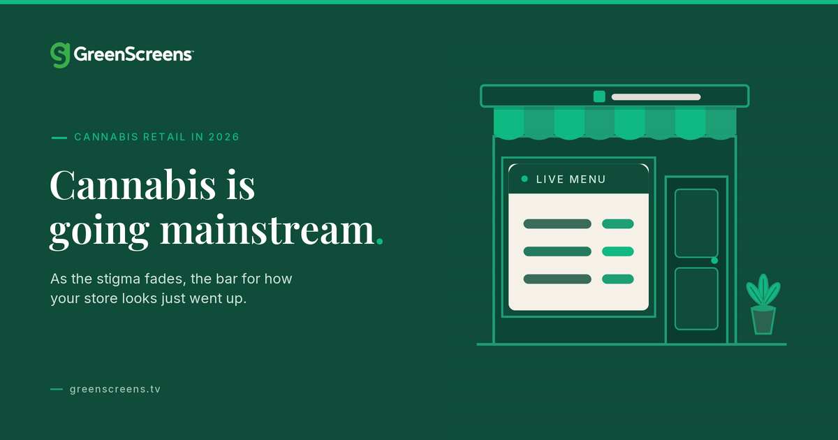 Cannabis Is Going Mainstream in 2026 — Here's What That Means for Your Dispensary's In-Store Experience