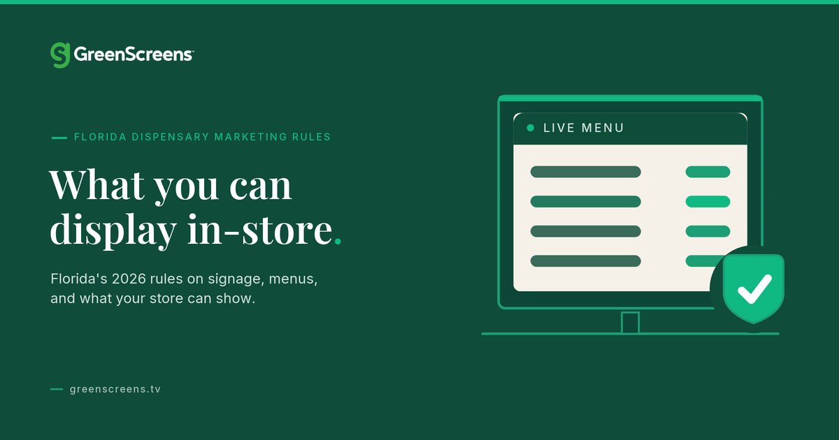 Florida Dispensary Marketing Rules: What Can You Display In-Store? [2026]